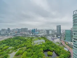 【東京都/港区東新橋】東京ツインパークス レフトウィング バルコニーからの眺望