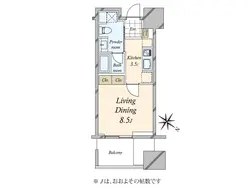 【東京都/港区麻布台】麻布台ヒルズ レジデンスB 間取り図