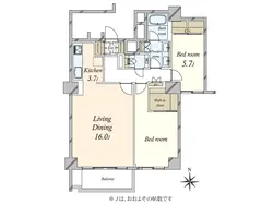 【東京都/渋谷区広尾】広尾ガーデンヒルズ ノースヒル O棟 間取り図