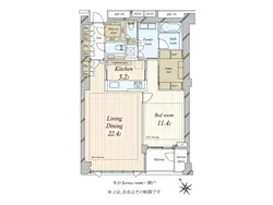 【東京都/港区六本木】プラウド六本木 間取り図
