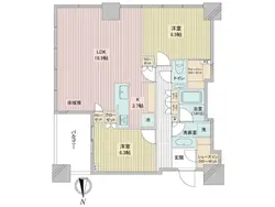 【東京都/港区白金】白金ザ・スカイ東棟 間取り図