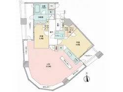 【東京都/港区赤坂】パークコート赤坂ザ・タワー 間取り図