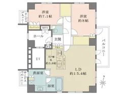 【東京都/千代田区麹町】リリーベル麹町サーモス 間取り図