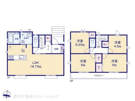 ノムコム】清瀬市中里3丁目 新築一戸建て｜新築・分譲一戸建て(QG370215)