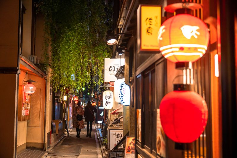 先斗町の街並み