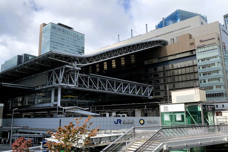 大阪梅田の街並み