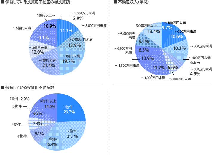 [グラフ]投資用物件保有者のプロフィール